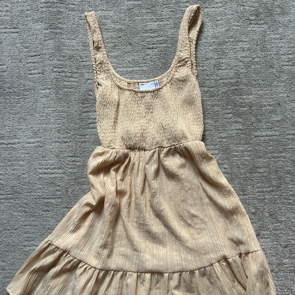 Charming Tan Womans Dress